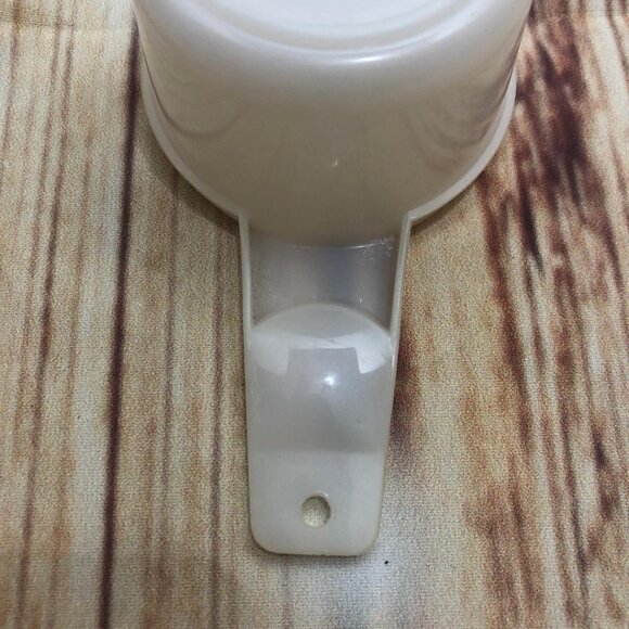 Vintage Tupperware Clear White Nesting Measuring Cup 1/2 CUP Replacement 764-1 - Picture 12 of 14